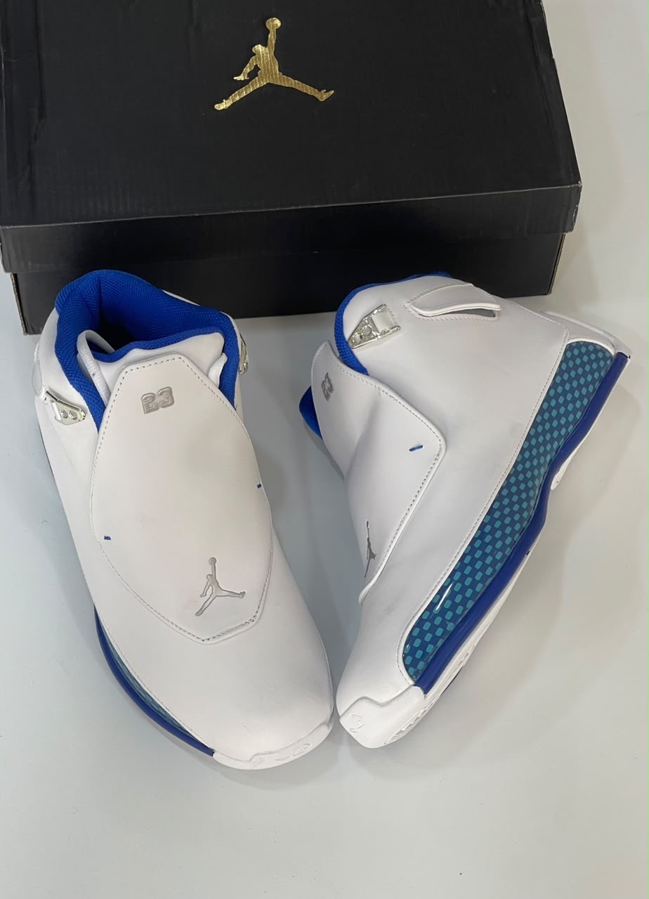 Jordan 18 White and blue