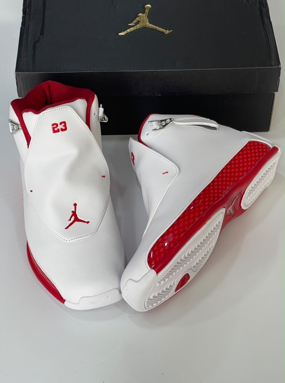Jordan 18 White and Red