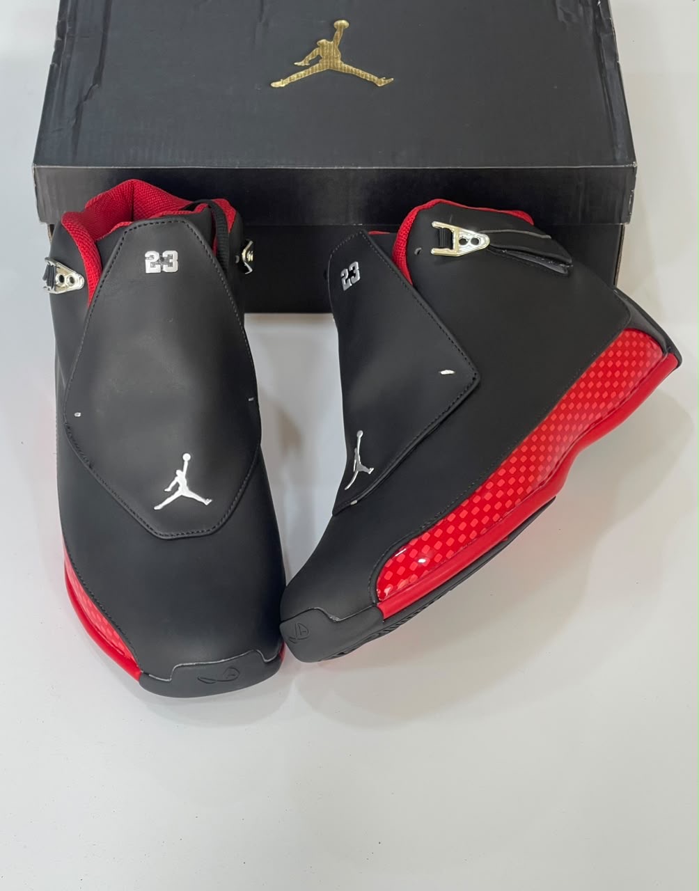 Jordan 18 Red and Black