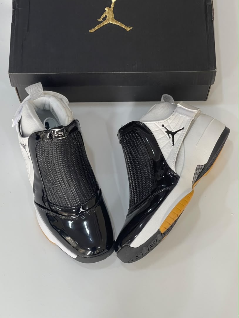 New white and black Jordans